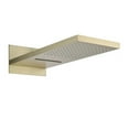thumbnail image 1 of 22x9 Inch Rectangular Dual-function Rainfall Shower Head, Stainless Steel Overhead Shower, 1 of 5