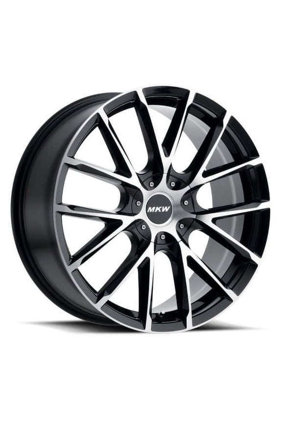 22x9 MKW M123 Gloss Black Machined Wheel 6x135/6x5.5 (35mm)