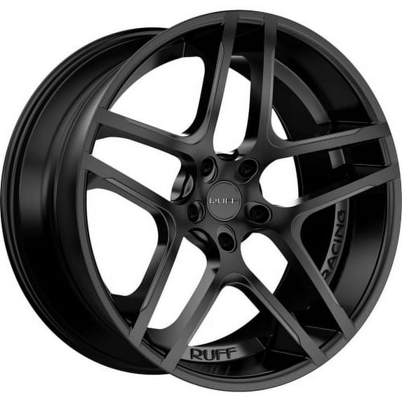 22x9 Ruff R954 SATIN BLACK Wheel 5x120 (32mm)