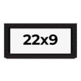 thumbnail image 1 of 22x9 Shadow Box Black Solid Wood Display Picture Frame | 1 Inch Rabbet Depth | | 1.375 Inch, 1 of 4