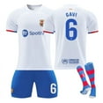 23/24 Barca Away Soccer Activewear No.6 Gavi Fans Training Football