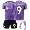 23/24 LFC 2nd Away Soccer Activewear No.9 Darwin Fans Training Football