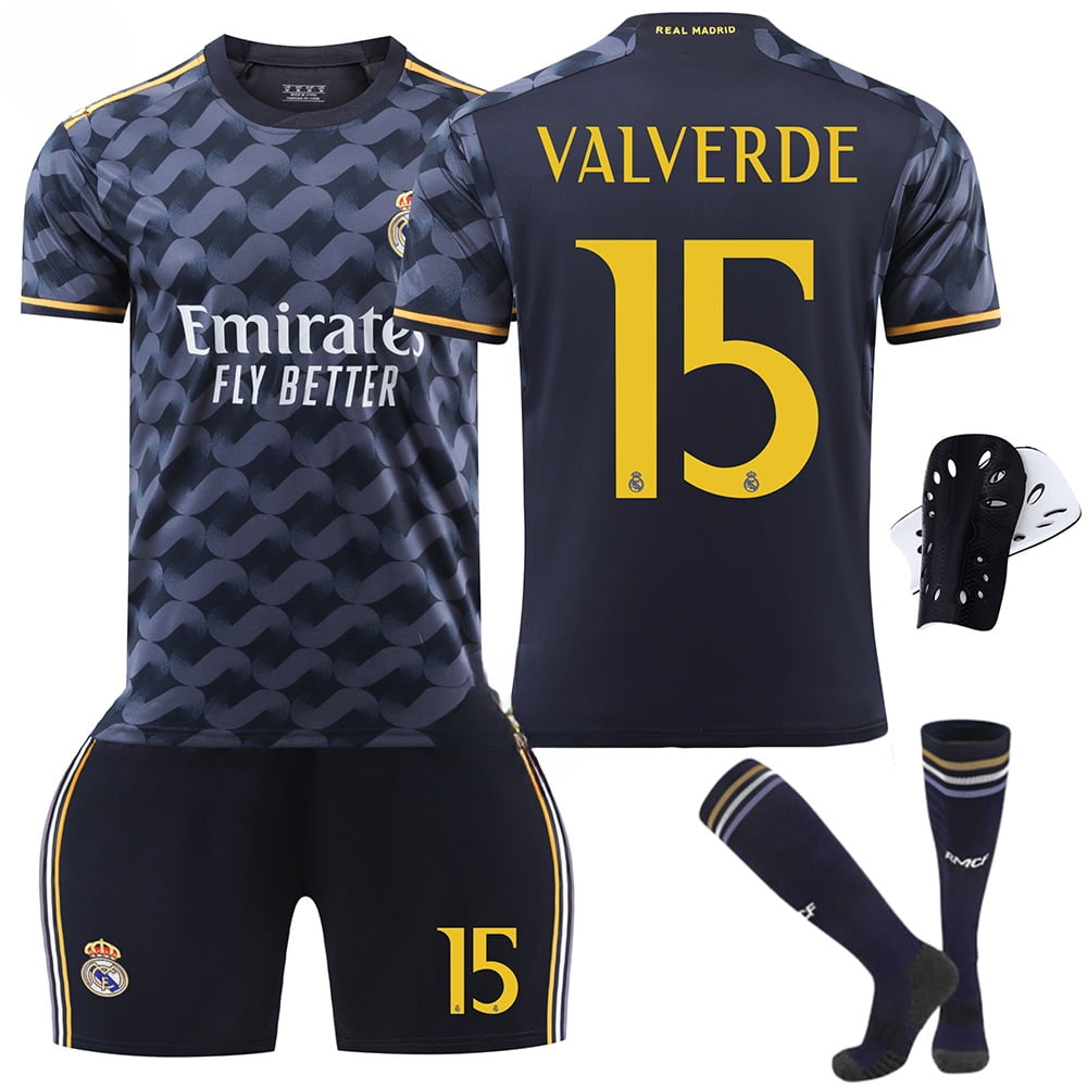 23 24 Youth Adults Madri_d Away Jersey, Courtois Alaba Bellingham Vini ...