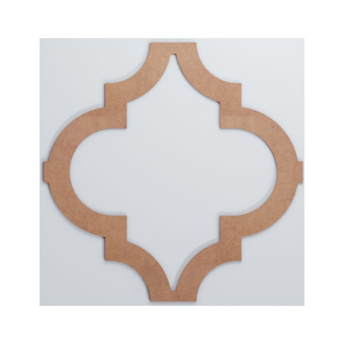 23 3/8"W x 23 3/8"H x 1/4"T Large Marrakesh Decorative Fretwork Wood Wall Panels, Wood (Paint Grade)