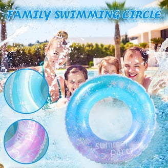 Inflatable Child Learn-to-Swim Tube Ring - Pool Float For Swimming Lessons & Beach Fun (Nudgee Beach)