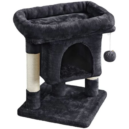 23.5'' 2-Level Cat Tree Condo Black