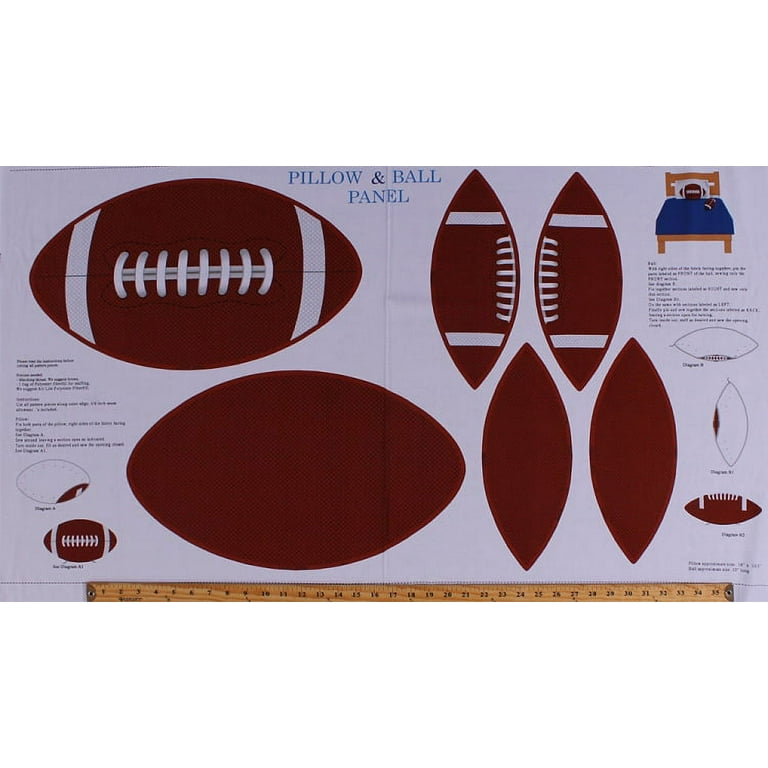 23-5-x-44-football-pillow-ball-panel-stuffed-football-toy-sports-kids-children-s-boys-touch-down-cotton-fabric-panel-8874p-001-white-walmart-com