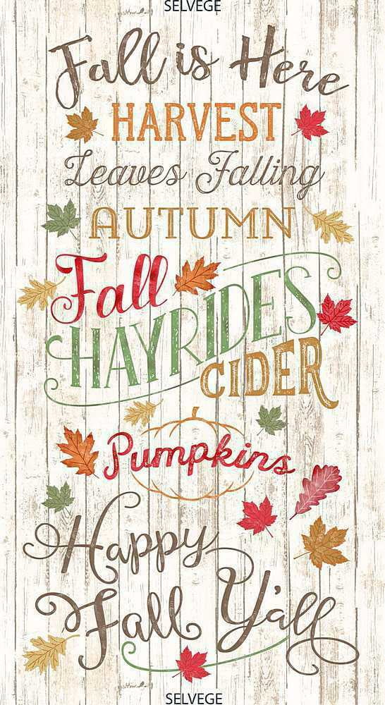 Fall Word Signs 23.5