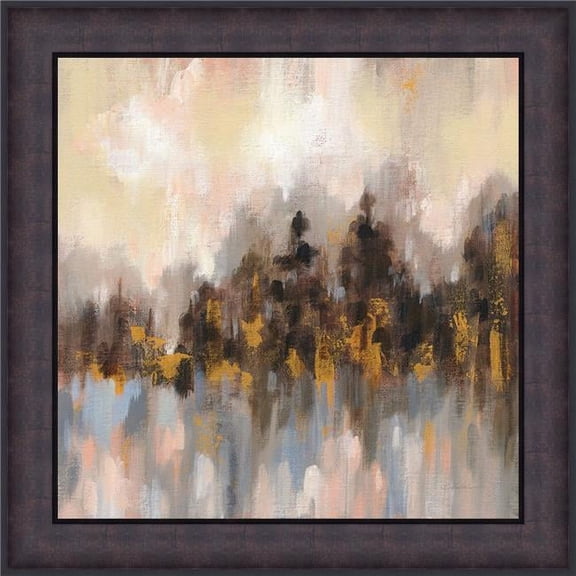 23.5 x 23.5 in. Blushing Forest I Framed Textured Fine Art Print