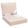 thumbnail image 1 of 23.5x25.5 Waterproof Outdoor Deep Seat Cushion for Patio Furniture Cushion Replacement, Peachy Tan, 1 of 10
