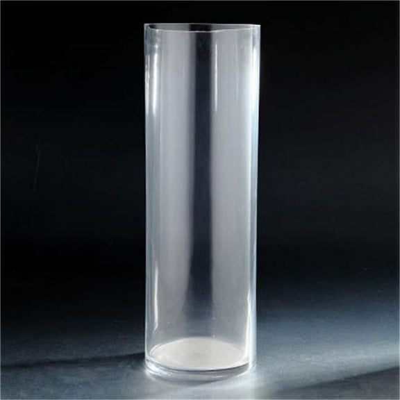 23.5 x 8 in. Glass Cylinder, Clear