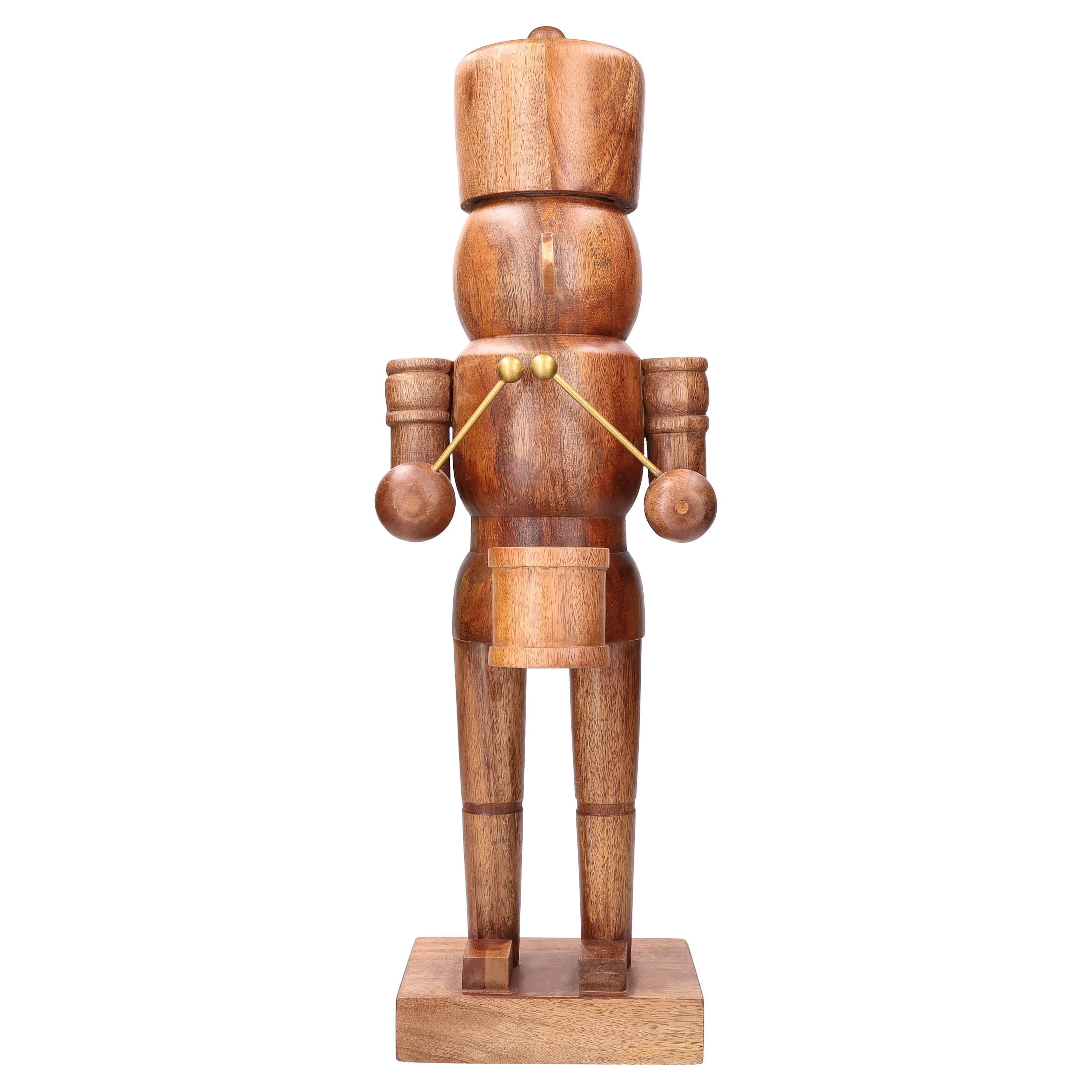Wood Nutcracker Christmas Decoration, Brown, 23", by Holiday Time