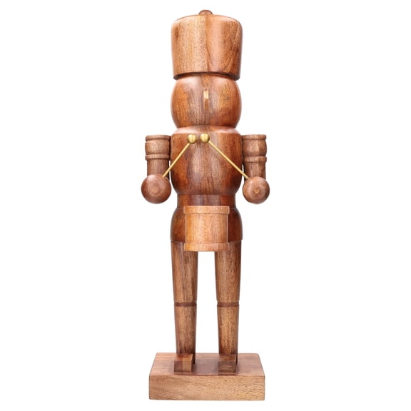 Wood Nutcracker Christmas Decoration, Brown, 23", by Holiday Time