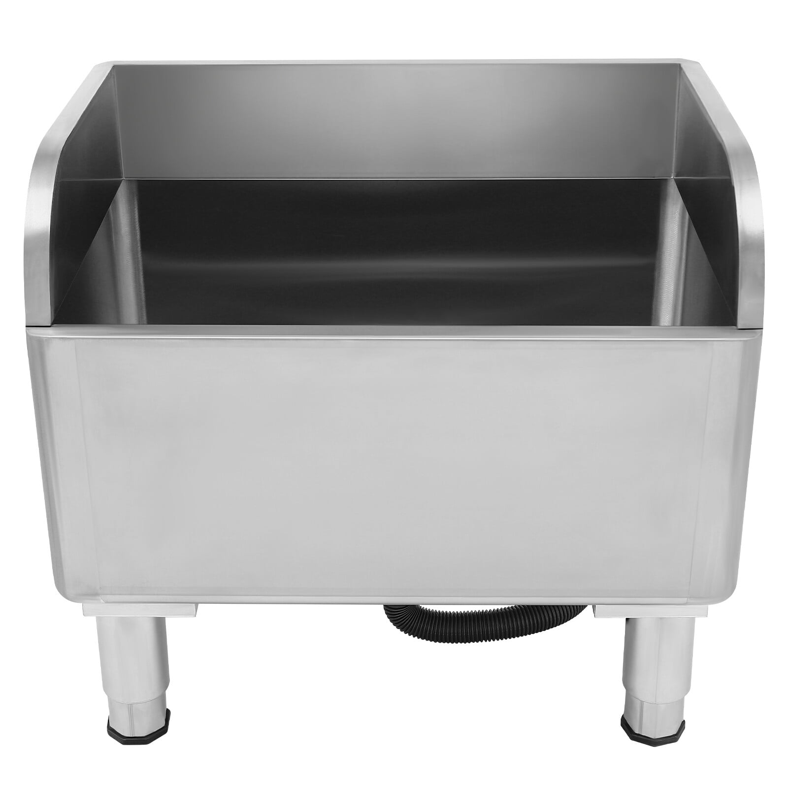 23.6*16.1*21.7in Commercial Floor Mop Sink with Drainage, Stainless Steel Mop Service Basin Freestanding Mop Buckets, Multipurpose Utility Sink Laundry Room Slop Sink for Restaurant, Garages