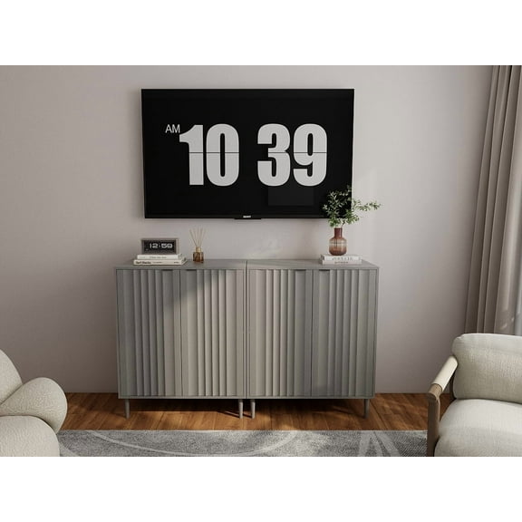 23.6" 2-Tier Shoe Rack - Antique Grey Entryway Shoe Organizer for 12 Pairs