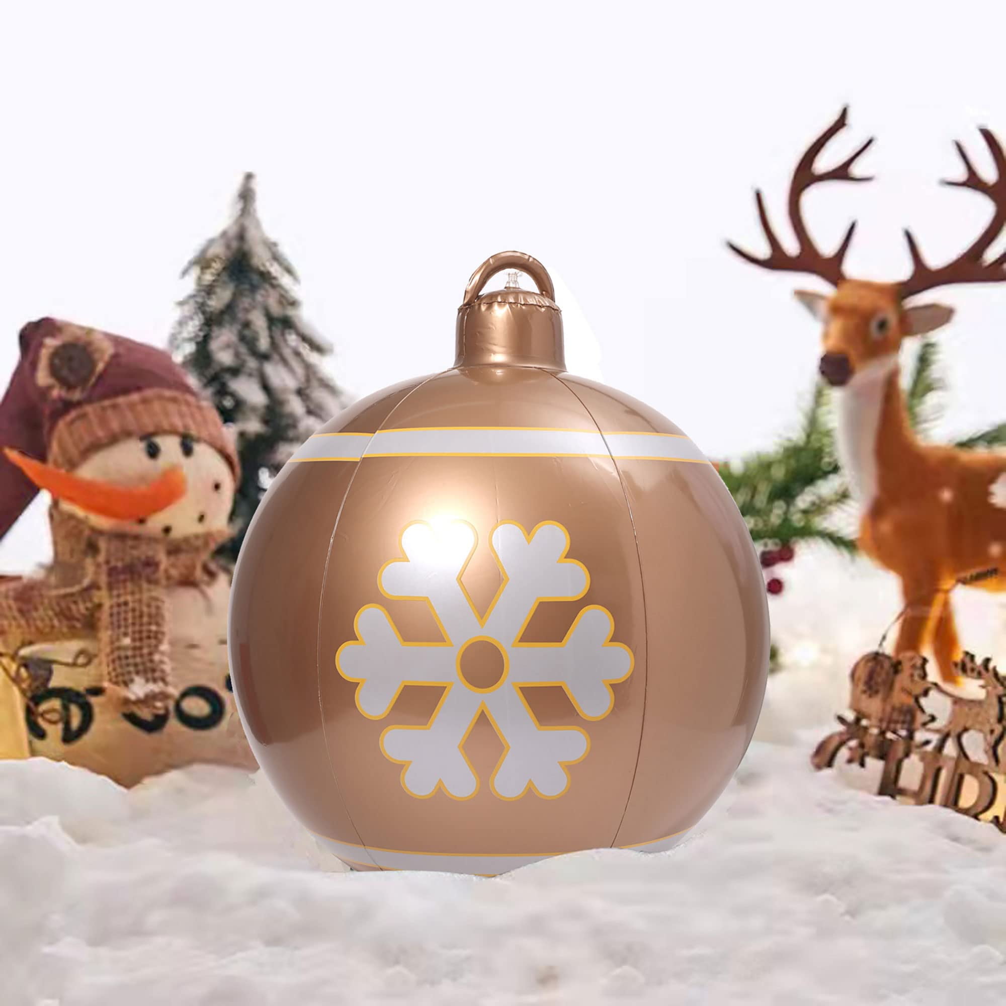 23.6 IN Merry Christmas Balloons Christmas Balls Ornaments Christmas