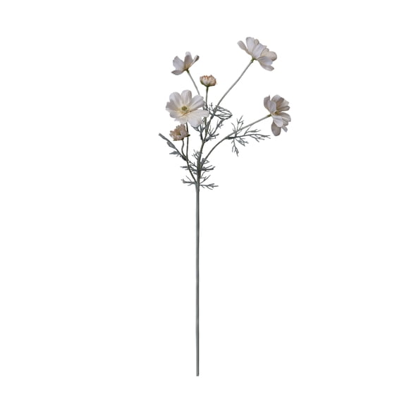 23.6-Inch Artificial Cosmos Daisy Silk Flower Stem for Wedding Home Decoration, Faux Wildflower Spray for DIY Bouquet and Floral Centerpieces B#024 B
