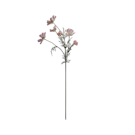23.6-Inch Artificial Cosmos Daisy Silk Flower Stem for Wedding Home Decoration, Faux Wildflower Spray for DIY Bouquet and Floral Centerpieces B#024 D