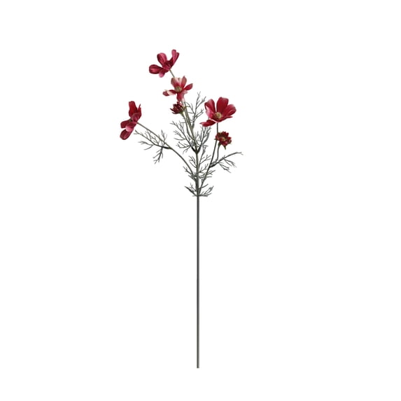 23.6-Inch Artificial Cosmos Daisy Silk Flower Stem for Wedding Home Decoration, Faux Wildflower Spray for DIY Bouquet and Floral Centerpieces B#024 I