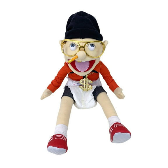 23.6-Inch Rock JEFF Hand Puppet Stuffed Plush,JEFF Puppet Series