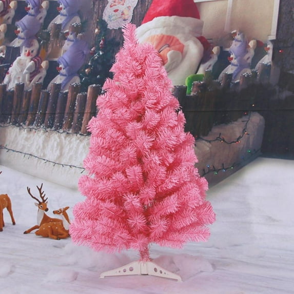 23.6" Mini Christmas Tree Decor Small Artificial Tabletop Christmas Trees, Outdoor Bedroom Room Porch Table Centerpieces Xmas Decorations