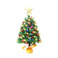 thumbnail image 1 of 23.6" Mini Christmas Tree Set – Tabletop Tree with Lights, Ornaments, Star Topper & Decoration Kit – Holiday Décor for Home, Office, Store, Classroom, 1 of 5