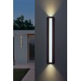 thumbnail image 1 of 23.6" Modern Dimmable Outdoor LED Wall Sconce, 10W 3000K Warm White, 1 of 8