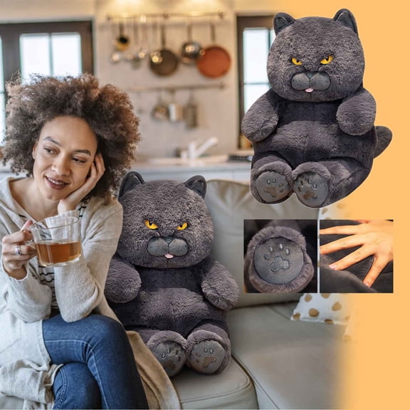 23.6" Super Soft Evil Kawaii Plush Toy, Long Blue Stuffed Doll for Cuddling & Lumbar Support, Cute Yet Spooky Gift for Halloween Christmas Birthdays white