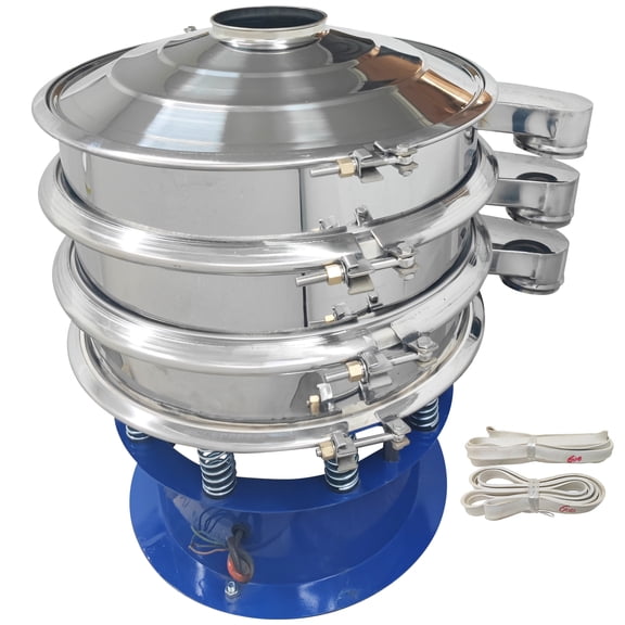 23.6" Vibrating Screen Machine Stainless Steel 110V