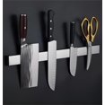 thumbnail image 1 of 23.6 in. Strong Magnetic Knife Magenet Stainless Steel Kitchen Knife Holder, Knife Strip, Magnetic Tool Organizer, 1 of 9