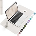 thumbnail image 1 of 23.6" x 13.7" Non-Slip Desk Pad,Mouse Pad,Waterproof PVC Leather Desk Table Protector,Ultra Thin Large Desk Blotter, Easy Clean Laptop Desk Writing Mat for Office Work/Home/Decor, 1 of 7