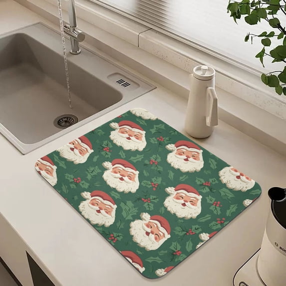 23.6" x 19.7"Diatomaceous Earth Dish Drying Mat Super Absorbent Non ...