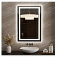 thumbnail image 1 of 23.6"x35.4" LED Bathroom Mirror with Lights, Anti-Fog, Dimmable, Backlit & Front Lit, Memory Function, Easy Installation for Modern Bathrooms, 1 of 7