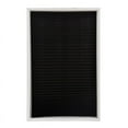 thumbnail image 1 of 23.62"*59.06" Pleated Blind, Self-Adhesive Pleated Blinds Half Blackout Windows Curtains for Bathroom Kitchen Balcony Shades for Coffee/Office Window Door(Black), 1 of 7