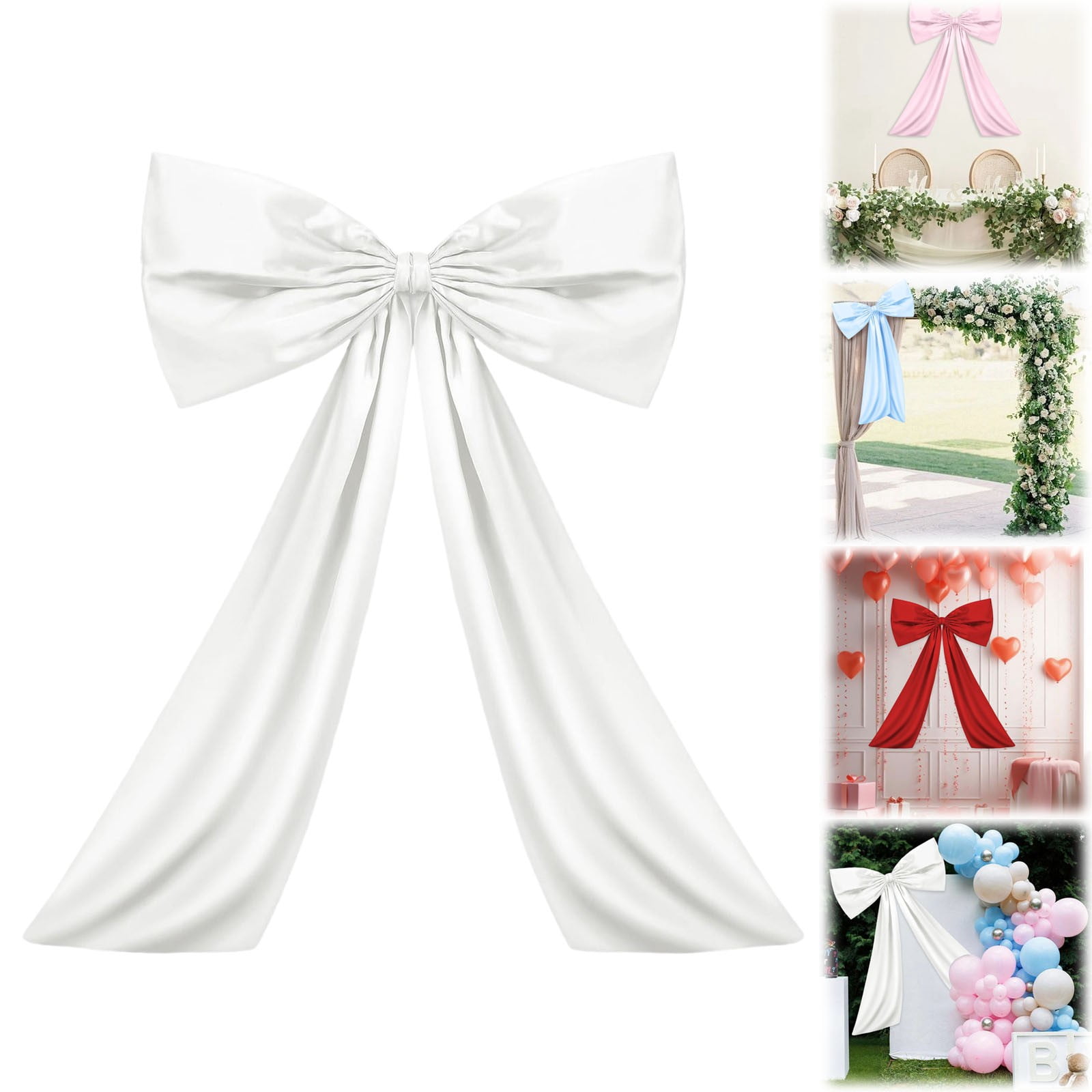23.62 In Bow Birthday Decorations, Christmas Tree Bows, Oversized Bow ...