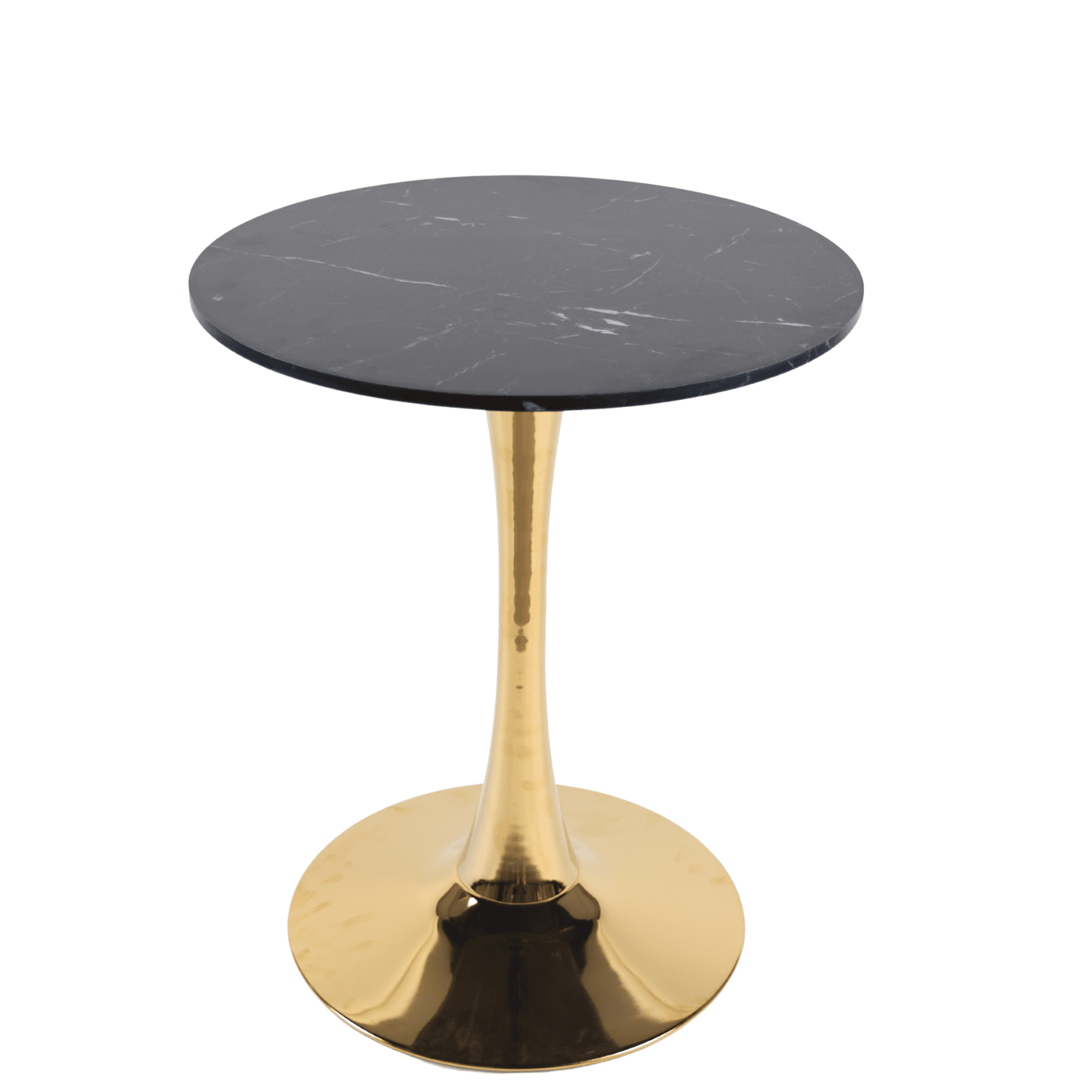 23.62" Dining Table for 2-4 people With Round Mdf Table Top, Pedestal Dining Table, End Table Leisure Coffee Table
