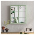 thumbnail image 1 of 23.62 "Vintage Two Door Wall Cabinet with Mirror, Three-level Entrance Storage Space for Living Room, Bathroom, Dining Room, 1 of 9
