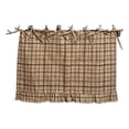 thumbnail image 1 of 23.62" x 17.72" Oven Drawer Cover, Rustic Plaid Oven Skirt, Farmhouse Kitchen Decorative Oven Handle Curtain (Colour as Pictured), 1 of 7