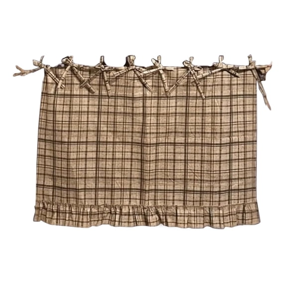 23.62" x 17.72" Oven Drawer Cover, Rustic Plaid Oven Skirt, Farmhouse Kitchen Decorative Oven Handle Curtain (Colour as Pictured)
