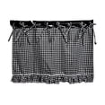 thumbnail image 1 of 23.62" x 17.72" Oven Drawer Cover, Rustic Plaid Oven Skirt, Farmhouse Kitchen Decorative Oven Handle Curtain (Colour as Pictured), 1 of 7