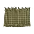 thumbnail image 1 of 23.62" x 17.72" Oven Drawer Cover, Rustic Plaid Oven Skirt, Farmhouse Kitchen Decorative Oven Handle Curtain (Colour as Pictured), 1 of 7