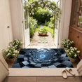 thumbnail image 1 of 23.62in x 15.74in 3D Optical Illusion Area Rug - 1 PC Visual Depth Effect Carpet for Entryway Living Room Bedroom, Non Washable Floor Mat, Fun Home Decor (A), 1 of 3