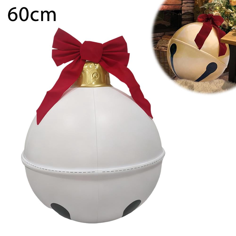 23.6IN Giant Inflatable Christmas Bell, Fun Jingle Bell Inflatable Ball ...