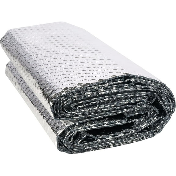 23.6IN X 10FT Double Reflective Bubble Foil Insulation Foam, Aluminum Foil Thermal Insulation Radiant Barrier for Window