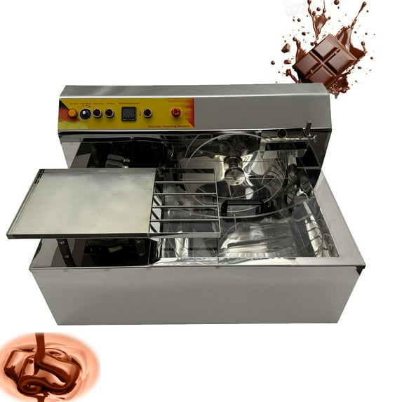 23.6L Chocolate Electric Melting Machine with Vibration Table Chocolate Melter Machine Bubble Remover