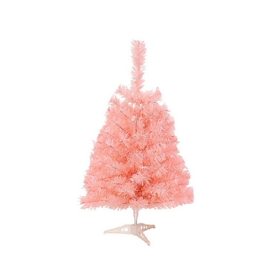 23.6in Christmas Tree Decoration Metal Bracket Artificial Spruce Hinged Snow Blue Easy To Assemble Lightweight Pink White Solid
