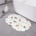 23.6x15.7 in Diatomaceous Earth Bath Rugs Kangaroo Nature Habitat Place
