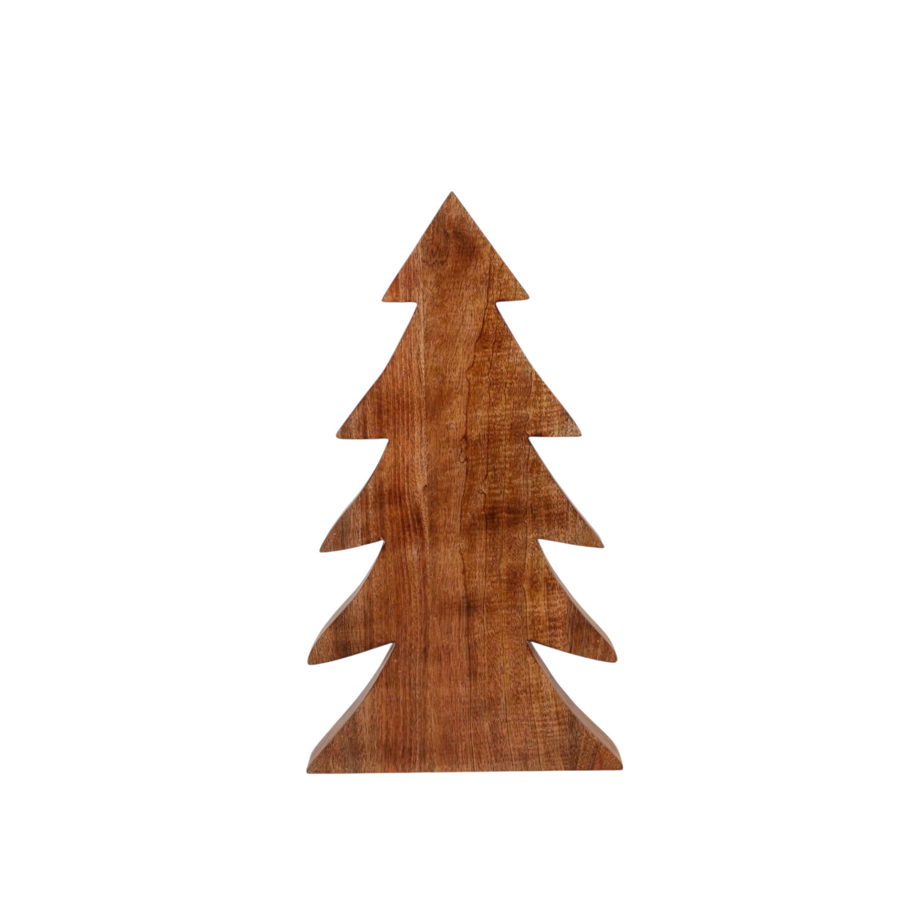 Natural Wood Christmas Tree Tabletop Decoration, Brown, 23.5", by Holiday Time