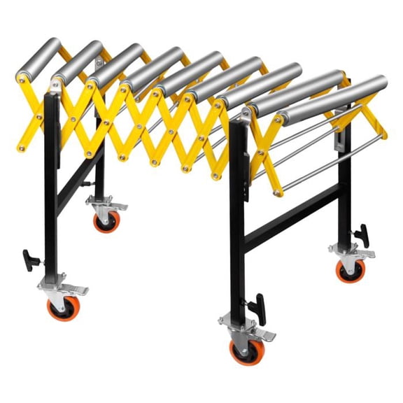 23" Adjustable Conveyor Roller, 660lbs Smooth Conveyor Roller, Portable Conveyor Belt, for Warehouses, Factory Workshops & Logistics