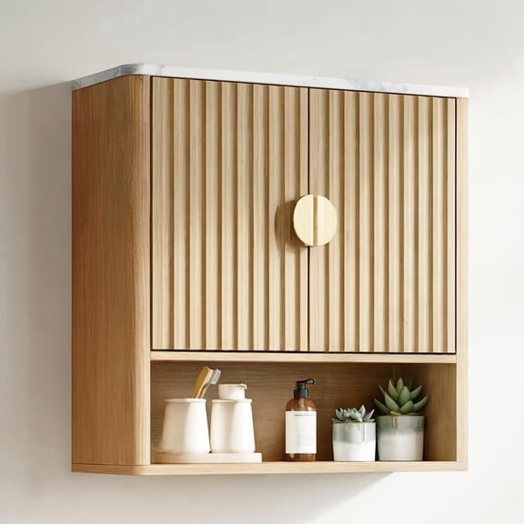 23" Bathroom Wall Cabinets Over The Toilet with Adjustable Shelf,Wall Mounted Storage Cabinet for Laundry Room Kitchen